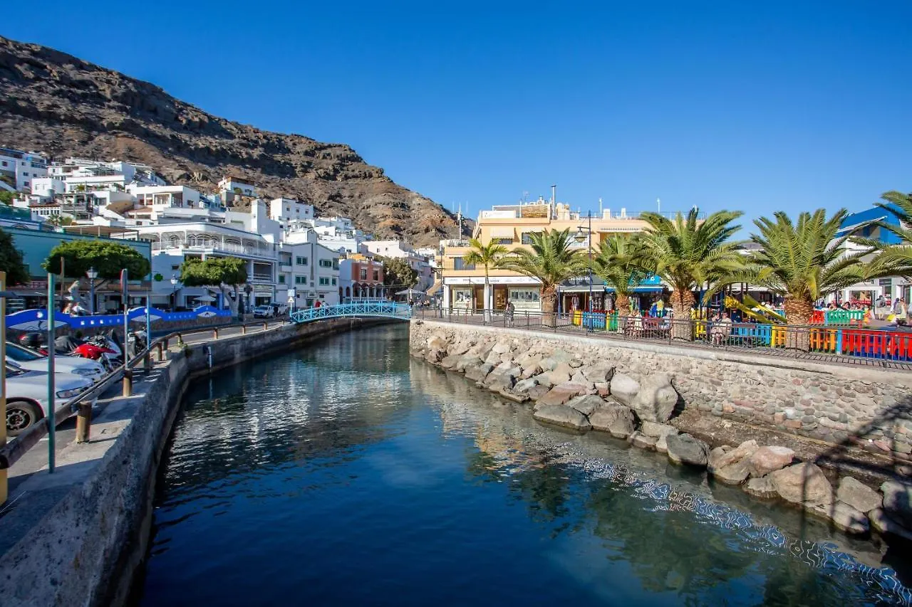 Apartment Ribera Del Puerto - Luxe Apartement With Great Terrace And Sea View Puerto De Mogan