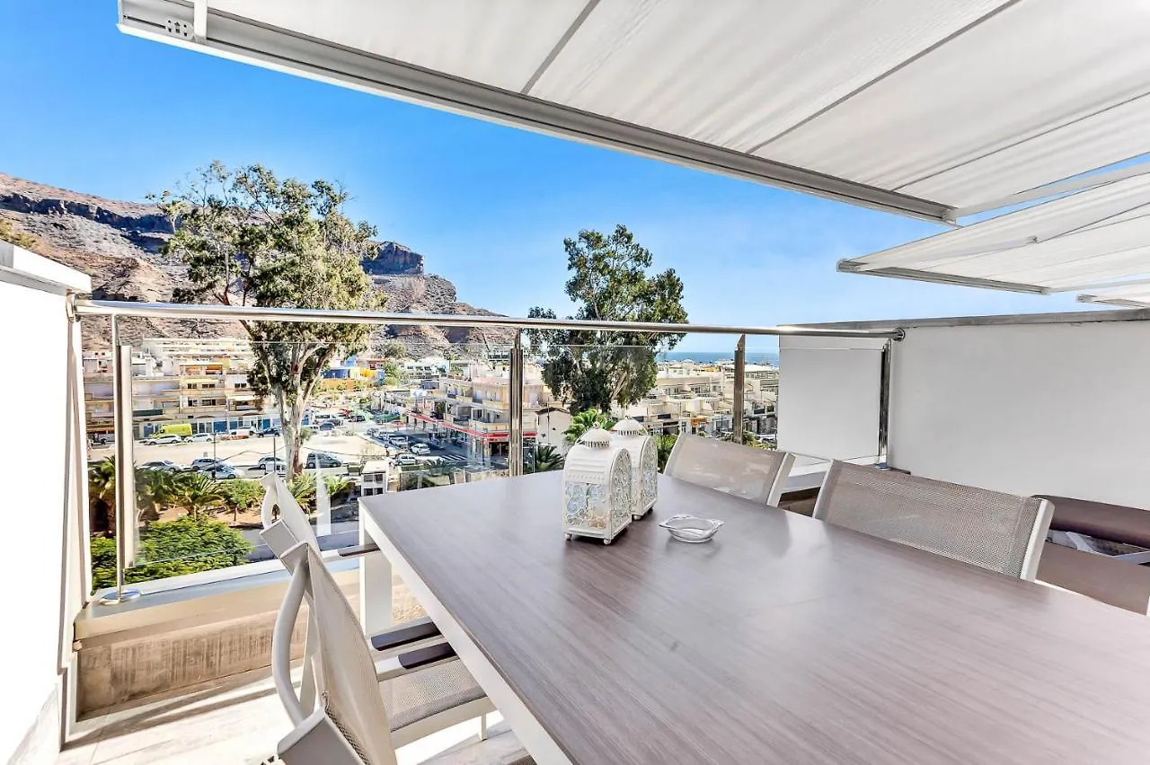 Ribera Del Puerto - Luxe Apartement With Great Terrace And Sea View Puerto De Mogan Apartment