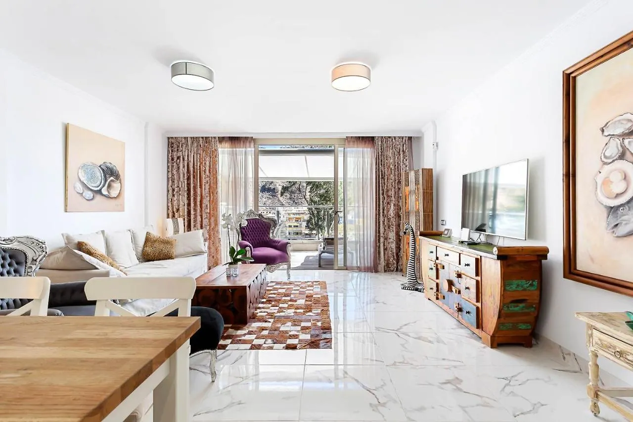Ribera Del Puerto - Luxe Apartement With Great Terrace And Sea View Puerto De Mogan