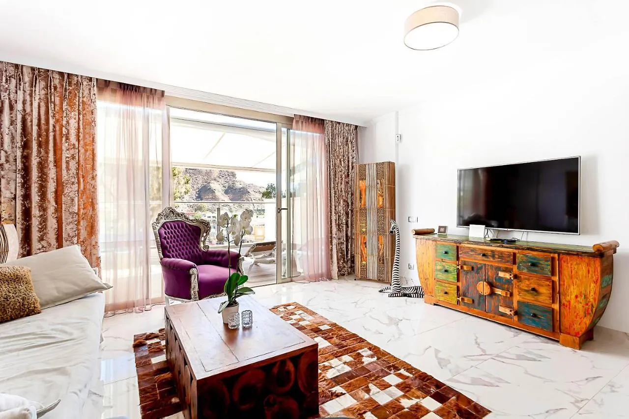 Apartment Ribera Del Puerto - Luxe Apartement With Great Terrace And Sea View Puerto De Mogan Spain